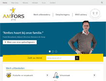 Tablet Screenshot of amfors.nl